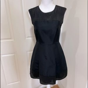 J. Crew Silk Blend Laser Cut Cocktail Dress